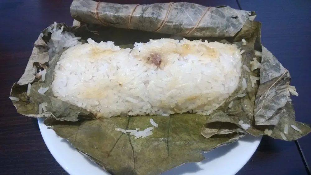 Chicken Sticky Rice in Lotus Leaf